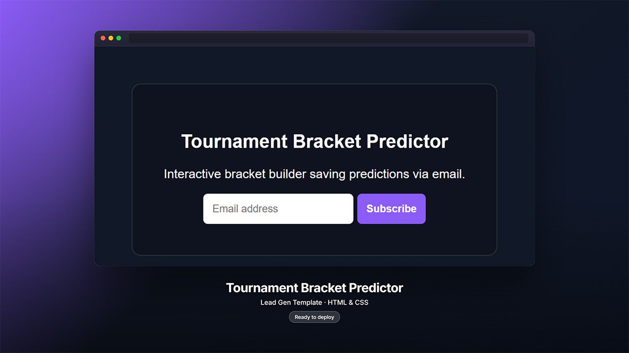 tournament-bracket-predictor