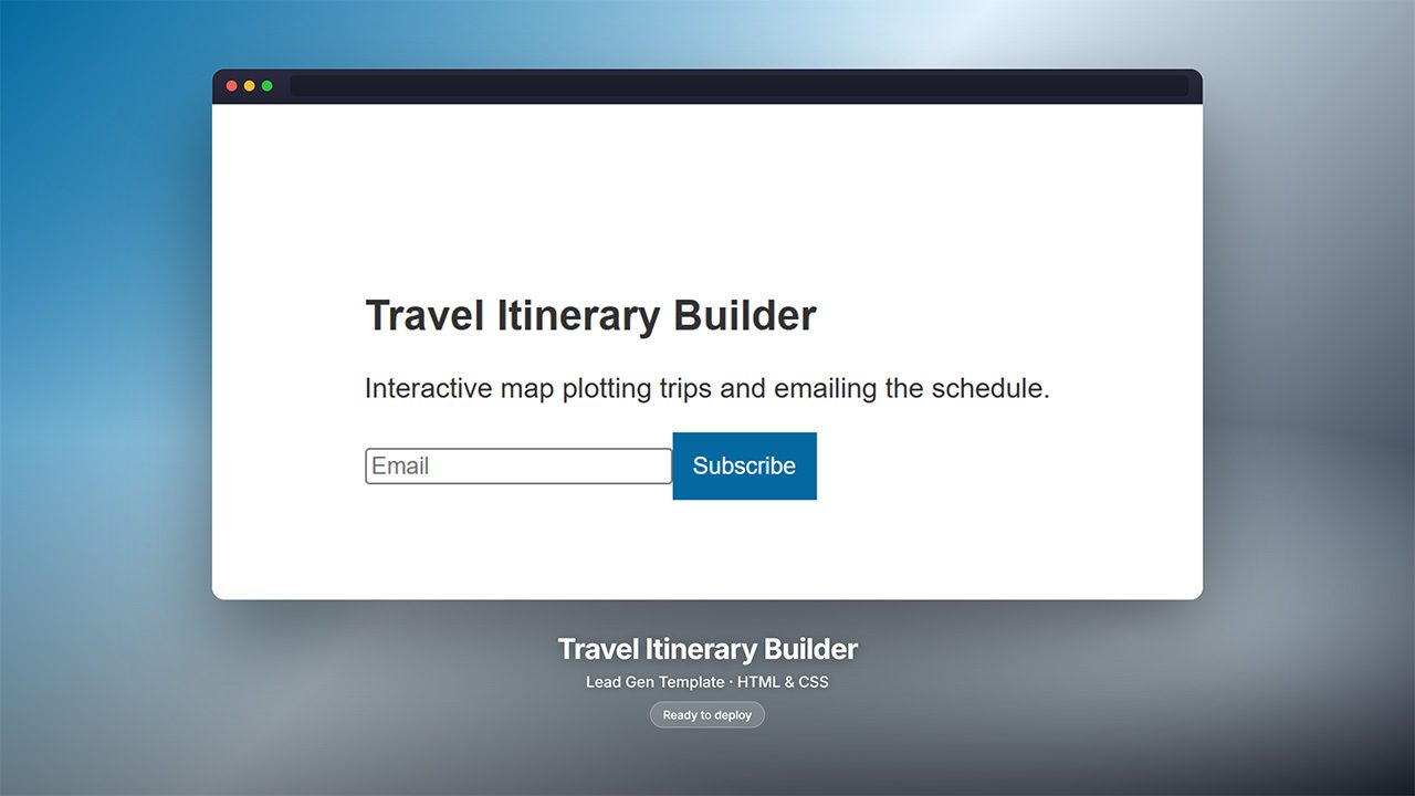 travel-itinerary-builder